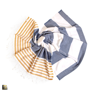 Serviette de plage ultra-absorbante de qualité supérieure, écologique, antimicrobienne, en coton, séchage rapide, respirante, douce, résistante au sable - Product Image 3