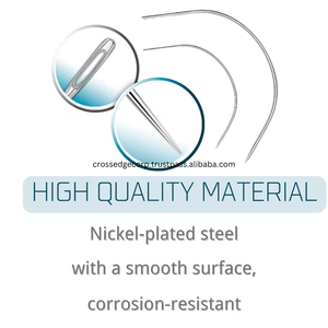 เครื่องมือต่อผมเข็มโค้งรูปตัว C เข็มหมุดผ้าสักหลาดและตัว C สำหรับวิกผมหนังประเภทหัวเข็มเย็บ - Product Image 3