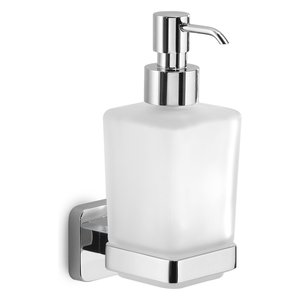 Distributeur de savon mural TONGA TO81 13 en chrome poli 6,3x11,7x17,3cm – Articles de bain et toilettes - Product Image 1