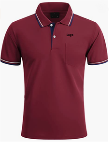 Polos décontractés pour hommes en coton à la mode Chemises de tennis tactiques de golf à manches courtes d'été de bd - Product Image 6