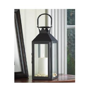 Verre décoratif pour la maison et fer lanterne marocaine fer suspendu couleur noir et marron enduit pour chambre chambre et salle de séchage utilisée - Product Image 2