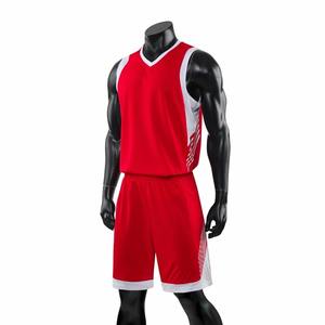 เครื่องแบบบาสเก็ตบอลสำหรับผู้ชายชุดบาสเก็ตบอลไซส์พิเศษแห้งเร็วผลิตจากปากีสถาน - Product Image 3