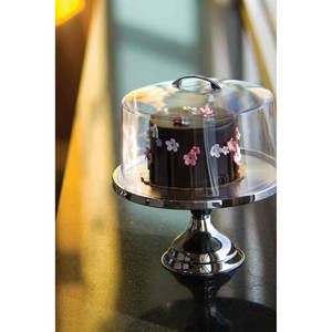 Nouveau support à gâteau en acier avec dôme support de service à gâteau décoratif écologique de haute qualité présentoir à desserts - Product Image 3