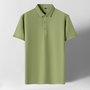 Polo à manches courtes pour homme, logo brodé personnalisé, polyester et coton, uniforme d'entreprise, logo personnalisable pour polos - Product Image 1