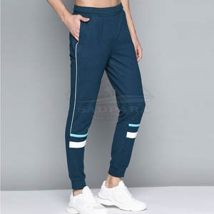 กางเกงวอร์มผ้าฝ้ายระบายอากาศน้ำหนักเบาแบบลำลองของผู้ชายเอวกลางตรงรูปแบบบริการ OEM สำหรับผู้ใหญ่ - Product Image 4