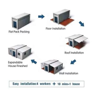 Venta Directa de Fábrica: Casa Prefabricada Expandible en Contenedor de 20/40 Pies, Villa de Lujo Plegable, Venta Directa de Fábrica en China - Product Image 6