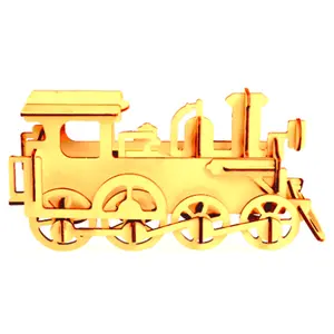 Wooden 3D puzzle "Locomotive"