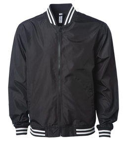 High Quality Winter Men's High Street Style Stand Collar Quick Dry Front Logo 100% Polyester Bomber <b>Jacket</b> - Product Image 5