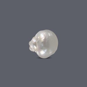 Perle de Basra 6,83 carats, perle d'eau douce naturelle blanche, perle en vrac pour bijoux et fabrication de bijoux - Product Image 1
