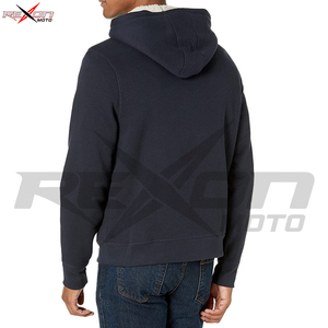 Men's Full-Zip Hooded <b>Fleece</b> <b>lined</b> Sweatshirt Workwear Knitted Hoodie New Zipper Hooded <b>Jackets</b> Men's Fashion Leisure - Product Image 5