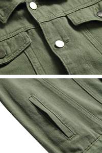 Nouvelle arrivée, veste en jean pour homme, matériau de haute qualité, design personnalisé, coupe-vent, capuche, hiver, respirant, extérieur, couleur personnalisée - Product Image 5