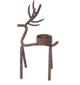 Bougeoir aspect cerf support naturel le plus vendu conçu avec support fait main pour bougeoir de noël et de festival - Product Image 1