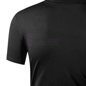 T-shirt sportif coupe classique pour homme 100% coton Tissu haute performance Vêtements actifs polyvalents - Product Image 5