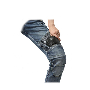 OEM ODM Pantalon Denim de Motocross avec Impression de Design pour Homme Vêtements de Sport pour Hommes de Meilleure Qualité Pantalon Jeans Blindés de Course de Moto - Product Image 6