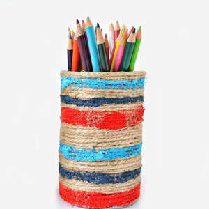 New Jute <b>Pen</b> Pencil <b>Holder</b> High Selling Quality Modern Look <b>Pen</b> <b>Holder</b> Elegant for Office School Table Usage in Wholesale - Product Image 1