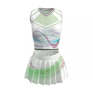 Uniformes de pom-pom girl respirants de haute qualité Meilleur matériau Uniformes de pom-pom girl de fabricant professionnel - Product Image 6