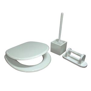 Set WC in MDF Bianco - Product Image 1