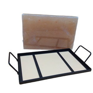 2024, venta al por mayor, rosa del Himalaya bloques de sal, placa de cocina de Metal Natural de alta calidad, bandeja de forma sólida en bolsa/caja a granel - Product Image 1