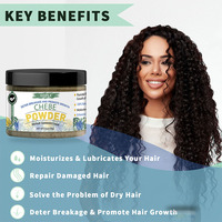 Poudre de Chebe Africain Tchad 10 en 1 de marque privée pour cheveux Vente en gros Nourrir le cuir chevelu Soin Réparer les cheveux abîmés Sérum à l'huile à croissance rapide