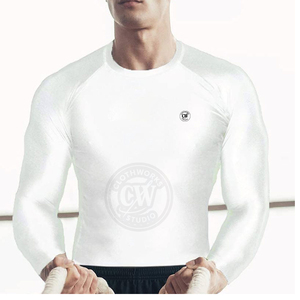 Venta directa de fábrica Hombres Rash Guard Mejor precio Bajo Moq Mangas largas Hombres Rash Guard - Product Image 2