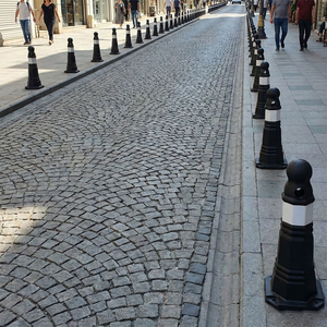 Ensemble de 50 poteaux de signalisation routière anciens noirs pour la décoration de jardin - Product Image 3