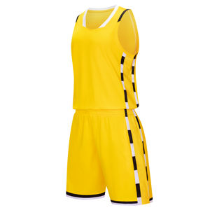 Conjunto de uniforme de baloncesto personalizable-Camiseta y pantalones cortos de equipo transpirable para entrenamiento y competición - Product Image 1