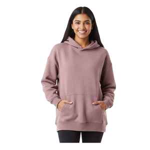 Sweat à capuche oversize en coton de haute qualité pour femmes, épaules tombantes, couleurs personnalisables, saison hivernale, design OEM - Product Image 2