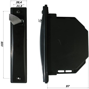 Avvolgitore Semincasso Completo Cintino Mm. 20 Metri 5,5 (interasse Fori Mm.) - Product Image 1