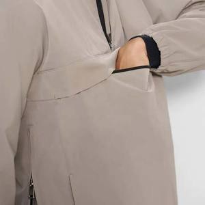 2025 Outdoor Pullover Half-<b>zip</b> <b>With</b> <b>Pocket</b> Windbreaker Jacket for <b>Men</b> Customized Material Polyester Nylon Breathable Jackets - Product Image 3