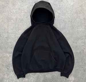 Sweat à capuche 100% coton biologique personnalisable, respirant, imperméable, anti-froissement, logo brodé sur le devant, tricotage pour l'hiver - Product Image 6