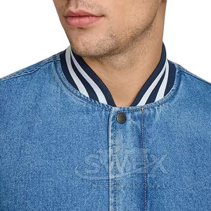 Veste d'hiver en jean pour homme sur mesure, veste d'hiver en jean tendance, veste d'hiver en jean tendance, vêtements de rue pour homme, vestes d'hiver en jean - Product Image 5