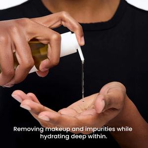 Removedor de maquillaje de limpieza profunda de poros emulsionante rápido de etiqueta privada OEM para piel sensible y propensa al acné aceite de limpieza de ginseng - Product Image 5