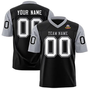 Custom <b>Boys</b> American <b>Football</b> Jersey Uniform 145GSM Polyester Youth Team Sportswear - Product Image 6