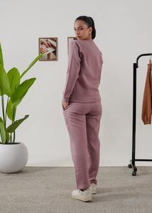 Conjunto Deportivo de Dos Piezas para Mujer, Sudadera Cómoda de Primera Calidad, Tendencia 2025-26, Tejido Suave, Ropa Deportiva al por Mayor - Product Image 3