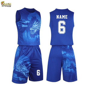 Ensemble de maillot de basket-ball personnalisé par sublimation, uniforme de basket-ball confortable à séchage rapide - Product Image 3