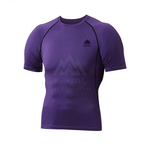 ออกแบบโลโก้ของคุณเอง เสื้อคอมเพรสชั่นผู้ชาย ชุดออกกำลังกาย เสื้อคอมเพรสชั่นผู้ชายดีไซน์ล่าสุด - Product Image 6