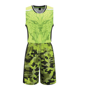 Uniforme de basket-ball pour hommes, taille plus, manches courtes, confortable et respirant, vêtements de sport de plein air à vendre - Product Image 1