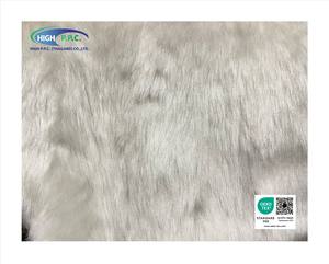 Tissu en fausse fourrure de luxe de haute qualité, tricoté, pelucheux, à poils longs, 30 mm, couleur blanche, pour vêtements, sacs et jouets - Product Image 6