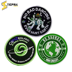 Parches Bordados Termoadhesivos de PVC TEPRA SPORTS de la Mejor Calidad, Tela de Fieltro No Tejida, Color Personalizado, Nuevo, Forma de Corazón, Flor - Product Image 2