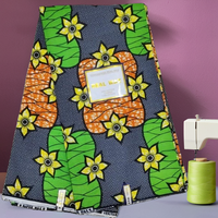 Nueva Tela Africana Grand Wax Dobby con Brillo, 100% Algodón Ankara Batik Ecológica para Niños y Niñas, para Confección de Cortinas, Vestidos de Fiesta
