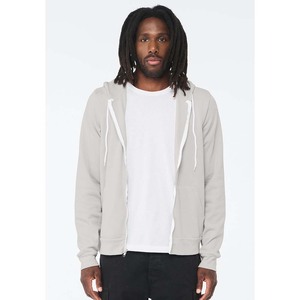 Sweat-shirt Bella Canvas à impression personnalisée, polaire, manches longues, fermeture éclair, capuche - Product Image 1
