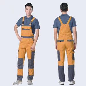 Factory New Design Industrial Safety Workwear <b>Bib</b> Pants Uniform Overalls Cargo Work Pants for Men - Product Image 5