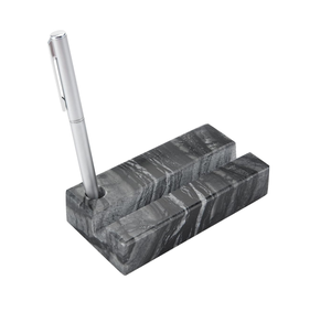 Tarjetero de mármol y latón, soporte de exhibición para boda, tarjetero, tarjetero para escritorio con venta - Product Image 3