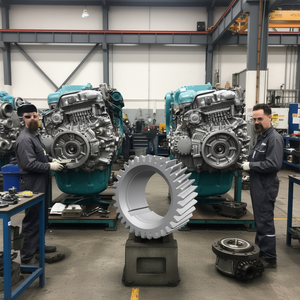 Vilebrequin 3117C341 de remplacement pour moteur diesel Perkins - Pièce neuve en métal et acier - Product Image 3