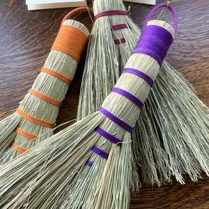 Escobas de batir duraderas y baratas, escobas de hierba y recogedor de polvo de hierba, escoba de paja de arroz para Decoración - Product Image 2