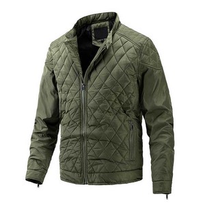 Bombardero de invierno, ropa deportiva Softshell de tendencia profesional para exteriores, cuello alto fino para hombres, chaquetas de bombardero cálidas para hombres a la venta - Product Image 5