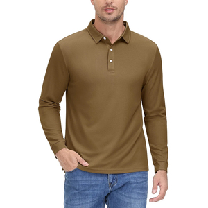 New <b>Men's</b> <b>Grandad</b> <b>for</b> <b>Shirt</b> Long Sleeve Mandarin Collar Slim Fit Golf <b>Shirt</b> Printed Customizable All Seasons Outdoor Activities - Product Image 1