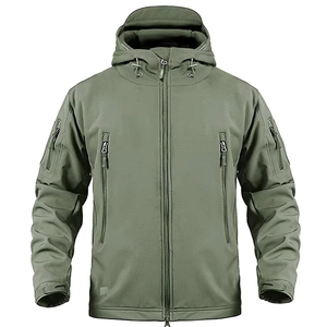 Chaqueta táctica impermeable para hombre, cazadora cálida, chaqueta de bombardero, Abrigo con capucha de camuflaje, chaqueta suave de EE. UU. - Product Image 3