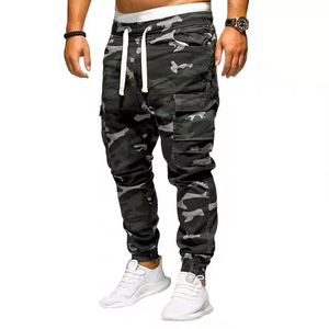 Men's Straight Pattern <b>Canvas</b> Cargo Joggers High Waist Drawstring Closure Lightweight Multiple Pockets Casual Sweatpants Winter - Product Image 6
