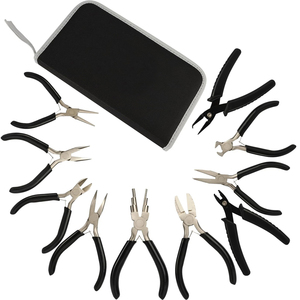 Alicates Profesionales para Nariz de 12 cm, Herramienta para Hacer Joyas con Punta de Trabajo de Precisión de 2 cm, Acero Inoxidable - Product Image 6